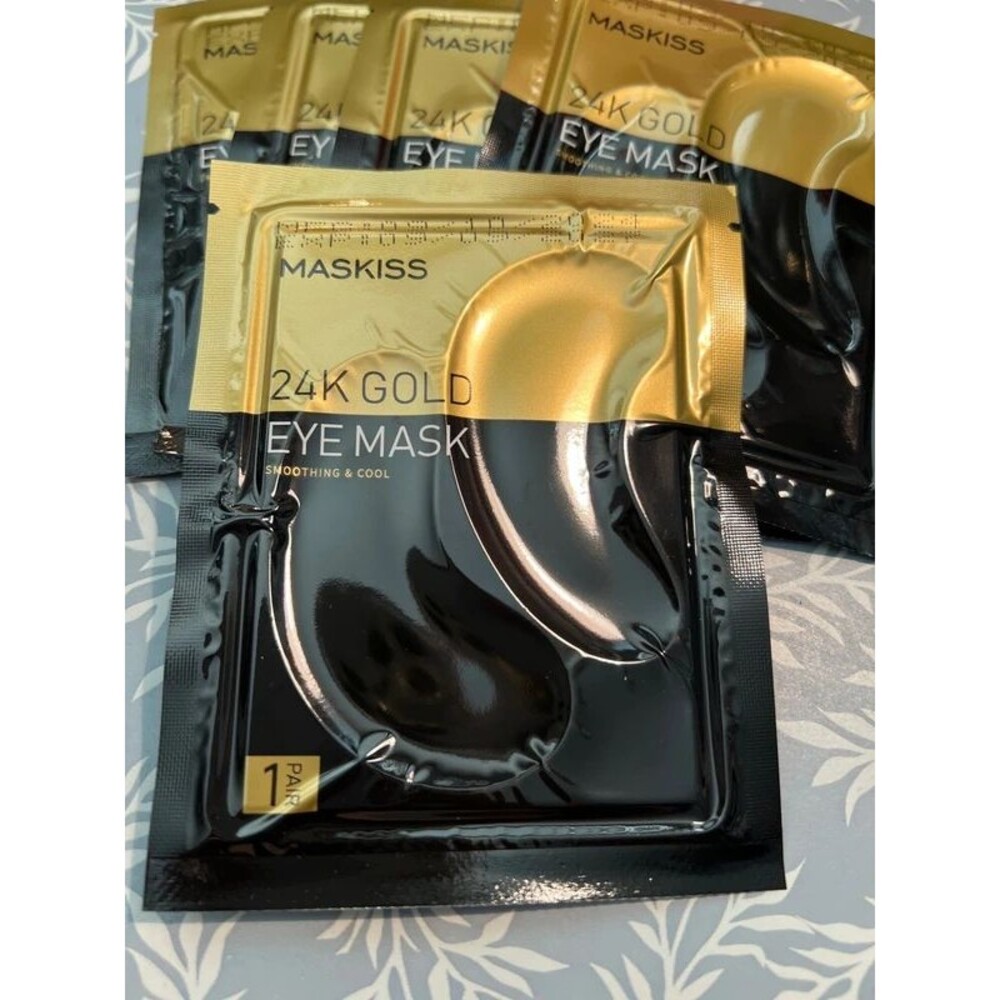 5 individually wrapped Maskiss 24K GOLD eye mask